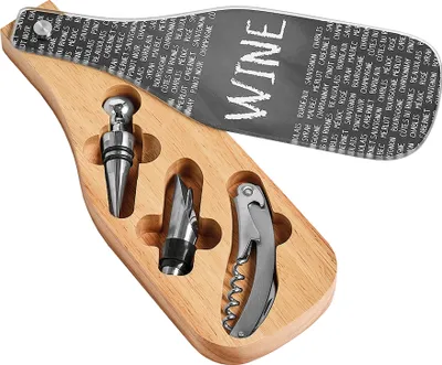 Immagine prodotto di Zeller Present 25583 Set da vino 10 x 27,8 x 3 cm, /naturale, 4 pezzi (1 set)