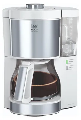 Obrázek produktu pro Melitta 6766588, Kávovar na překapávanou kávu, Mletá káva, 1080 W, Stříbrná, Bílá