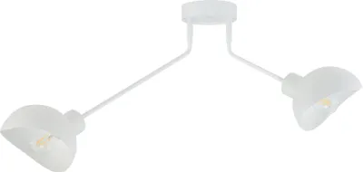 Zdjęcie produktu dla Lampa wisząca Roy biała 2xE27x15W metal wym:44x104x17cm IP20 Sigma Lighting