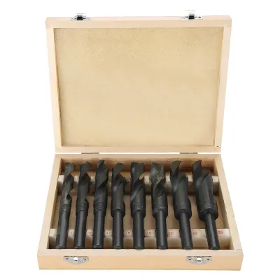 Image de Coffret de 8 forets hélicoïdaux (14–25 mm) – Forets en acier HSS à queue réduite