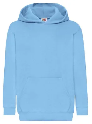 Immagine prodotto di Fruit of the Loom - Felpa con cappuccio "Classic" per bambini LT2585 (116) (azzurro)