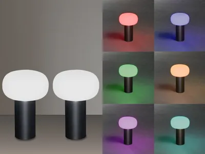 Produktbild von Tischlampe ohne Kabel & Strom per USB aufladbar Partybeleuchtung Terrassenlampen