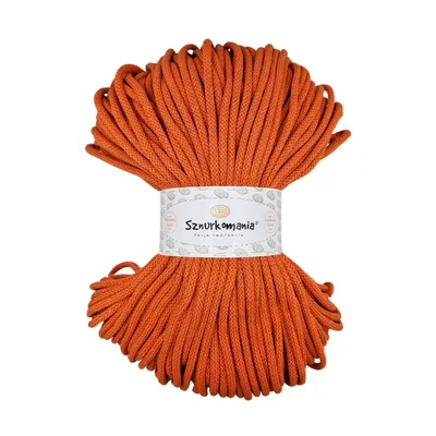 Produktbild von Baumwollkordel mit einem Kern 5mm 100m, Makrameegarn, Makrameekordel, Häkelkordel, Makrameekordel, Naturgarn, 5mm Kordel, geflochtene Baumwollkordel,