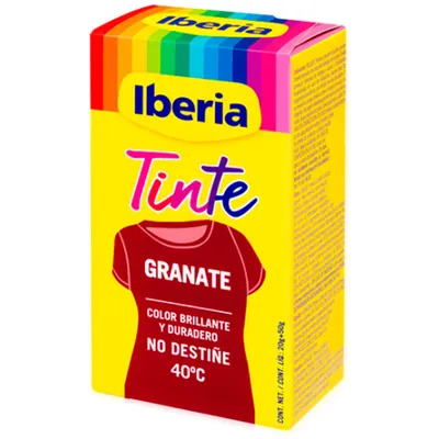 Productafbeelding van Textielverf, Tintes Iberia, granatrood, 70 gram
