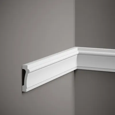Produktbild von PROVISTON | Zierleiste Polystyrol | 23 x 73 x 2000 mm | Weiß | Wandleiste