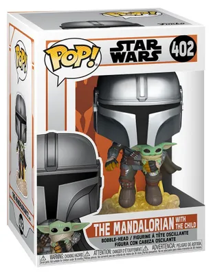 Produktbild von Funko Pop! Vinylfigur: Star Wars: The Mandalorian Flying W/Jet