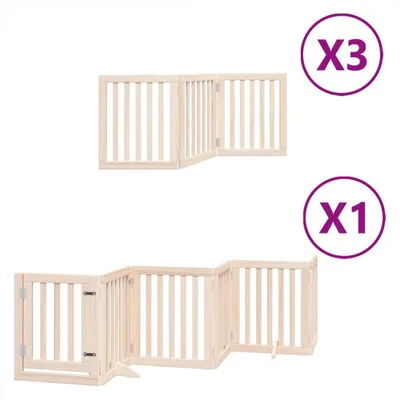 Immagine prodotto di Cancello per Cani Porta Pieghevole 15 Pannelli 750 cm in Pioppo