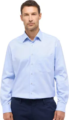 Produktbild von Eterna Comfort Fit Business-Hemd hellblau bügelfrei