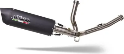 Produktbild von GPR Furore Black Slip-On Auspuff genehmigt für Suzuki SV 650/S