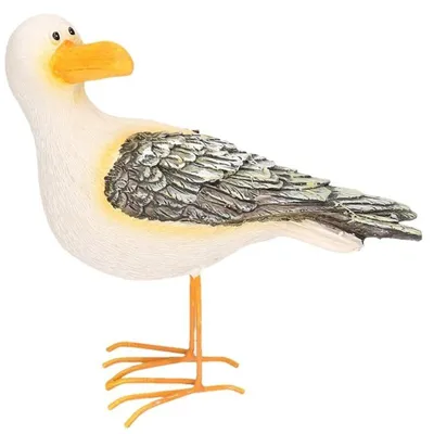 Produktbild von Mowe - Gartenstatue - weis-grau - 15 cm