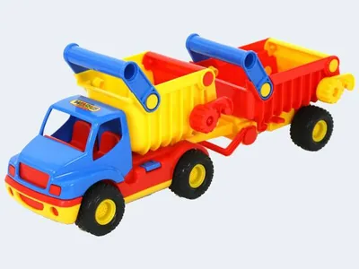 Produktbild von Wader ConsTruck Kipper mit Hänger 55cm Weichreifen