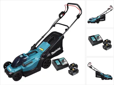 Produktbild von Makita DLM 330 RT2 Akku Rasenmäher 18 V 33 cm 30 l + 2x Akku 5,0 Ah + Ladegerät