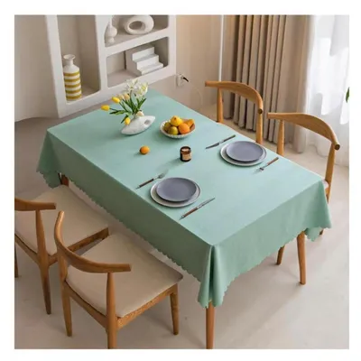 Produktbild von Tischdecke Rechteckig Fleckabweisend Wasserdicht Grün 180 x 140 cm