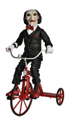 Immagine prodotto di Saw action figure con suono Billy con triciclo 30 cm