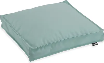 Produktbild von H.O.C.K. Classic Uni Outdoor Sitzkissen - 40x40x5cm Stuhlkissen für Draußen - Wetterfestes Polster Manzana Aqua