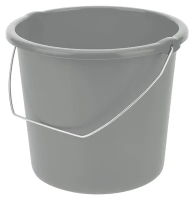 Produktbild von Tontarelli Eimer mit Metallbügel 10 L nordic grey