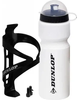 Immagine prodotto di Dunlop - Borraccia e portaborraccia PP7429 (taglia unica) (nero/bianco)