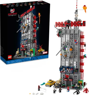 Obrázek produktu pro LEGO 76178 Marvel Spider-Man Daily Bugle Newspaper Editor, sběratelská sada pro dospělé s 25 minifigurkami, dárek pro superhrdiny, dárková sada