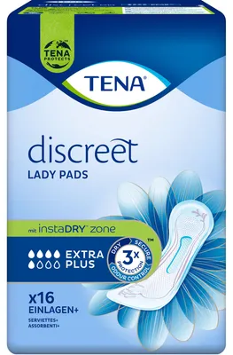 Produktbild von TENA Lady Discreet Extra Plus Inkontinenz Einlagen, 96 St. Einlagen