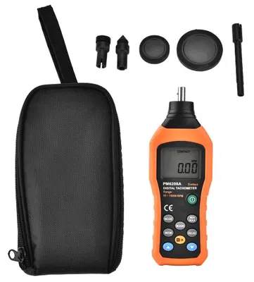 Digitaler Drehzahlmesser PM6208A, LCD, Handheld, 50-19999 U/min
