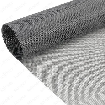 Image de Moustiquaire pour fenêtre, 1,2 m x 3 m, filet anti-insectes, gris, en fibre de verre