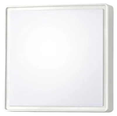Immagine prodotto di Oban Plafoniera a parete e soffitto IP65 in policarbonato bianco attacco E27 max 42W, design resistente per interni ed esterni, codice 3225-61-102