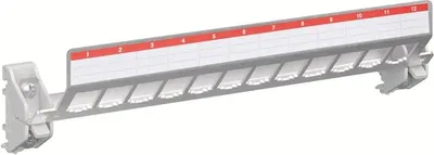 Image de Striebel et John ZE336 Panneau de brassage 12 ports vide, Keystone 2CPX031424R9999