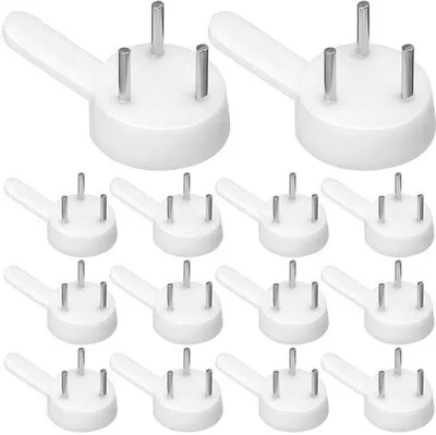 Image de Crochets muraux invisibles, lot de 100, Spoorloos, pour tableaux, quincaillerie, fixation murale