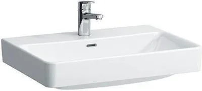 Obrázek produktu pro Umyvadlo na desku PRO S 650x465mm s přepadem bez otvoru pro baterii bílé