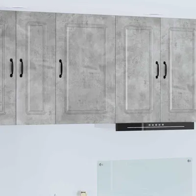 Produktbild von vidaXL Geschirrspülerfront Kalmar Betongrau 50 x 31 x 80 cm