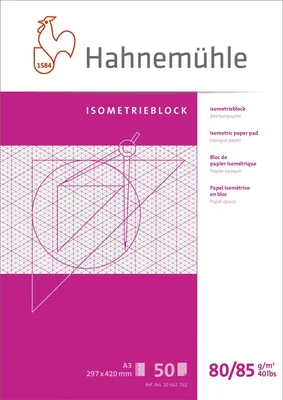 Image de Hahnemühle FineArt 10662762 Isometrieblock A3