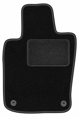 Immagine prodotto di Tappetino guidatore in moquette per Porsche Panamera 2009-2016 (fastback) – 1 pezzo, nero, su misura – Wielganizator LUX