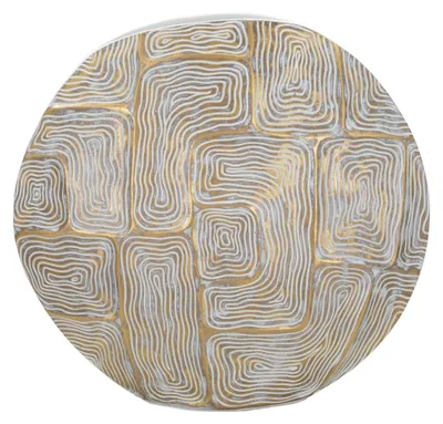Obrázok produktu pre Váza Mauro Ferretti Eklipsen 36x11x34,5 cm zlatá biela