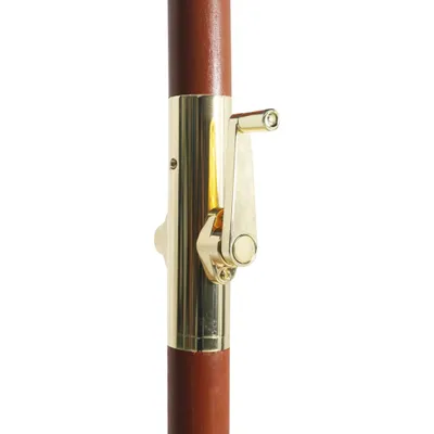 Produktbild von vidaXL Sonnenschirm mit Holz-Mast 300x258 cm Schwarz