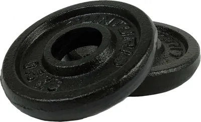 Obrázok produktu pre Záťažové dosky Tunturi - činky - 2 x 0,50 kg - p 30 mm - liatina