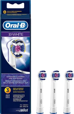 Image de Brossettes de rechange Oral-B 3D White (3 pces)