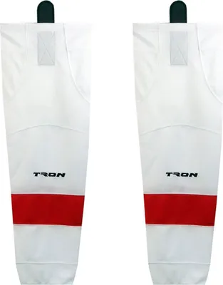 Obrázek produktu pro TRONX SK300 Senior Hockey Socks, Detroit Red Wings, White, Velikost: 30 palců