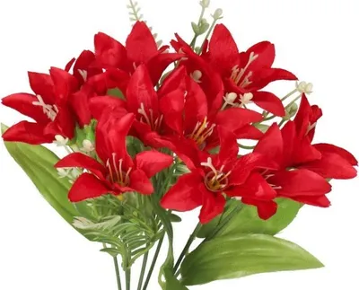 Immagine prodotto di Fiori Artificiali Ramoscelli Piante Giglio Come La Vita