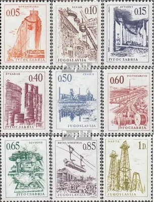 Produktbild von Briefmarken Jugoslawien 1966 Mi 1164-1172 (kompl.Ausg.) postfrisch Freimarken