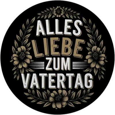 Produktbild von ALLLES LIEBE ZUM VATERTAG Magnet mit Blumen