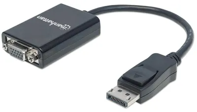 Immagine prodotto di Manhattan 151962 Adattatore DisplayPort St/Bu DP->HD15, nero