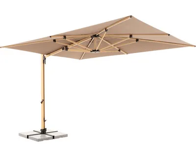 Produktbild von Sonnenschirm Kurbelschirm Ampelschirm Doppler Polyester 180 g/m² taupe