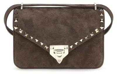 Image de Valentino Garavani sac porté épaule en cuir marron 9W2B0T76KQQ_0TO