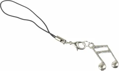 Produktbild von Sechzehntel Note Noten Handyanhänger Anhänger Miniblings Note Musik silber