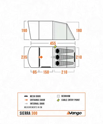 Produktbild von Vango Sierra 300 Tiefblau