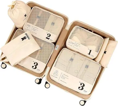 Produktbild von Wasserdichte Kleidertaschen und Aufbewahrungsboxen, 8-teilig