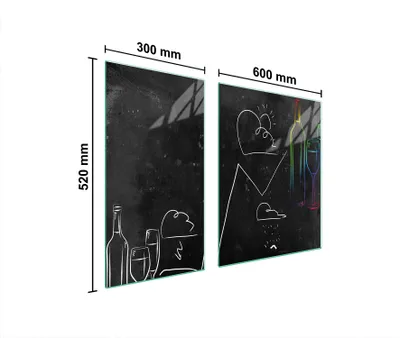Produktbild von Glasschutzplatte Für Herd 90X52 Schwarz