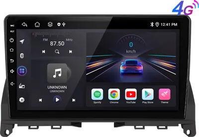Obrázok produktu pre 6 +128G 9" Carplay  autorádio Android13 GPS NAVI pre Benz C triedy 3 W204 2006-2011 4G SIM WIFI BT RDS DSP DAB +