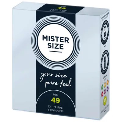 Obrázok produktu pre Kondómy MISTER.SIZE 49 mm 3 kusy