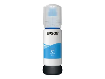 Zdjęcie produktu dla Epson 102, Oryginalny, Cyjan, Epson, - EcoTank ET-4750 - EcoTank ET-3750 - EcoTank ET-3700 - EcoTank ET-2750 - EcoTank ET-2700, 70 ml, Druk atramentowy